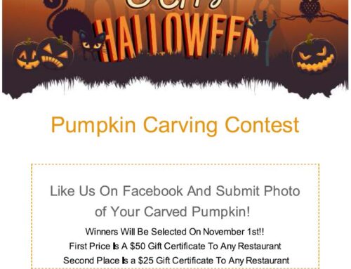 Pumpkin Carving Contest!! Like Us On Facebook